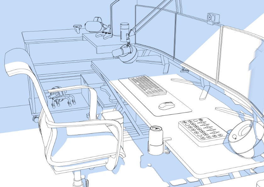 3dゲーム配信部屋