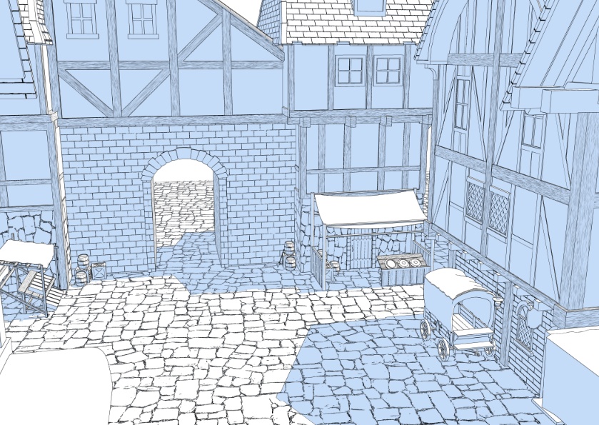 3Dファンタジー風ロケーション05