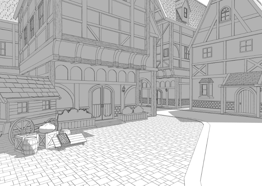3Dファンタジー風ロケーション06