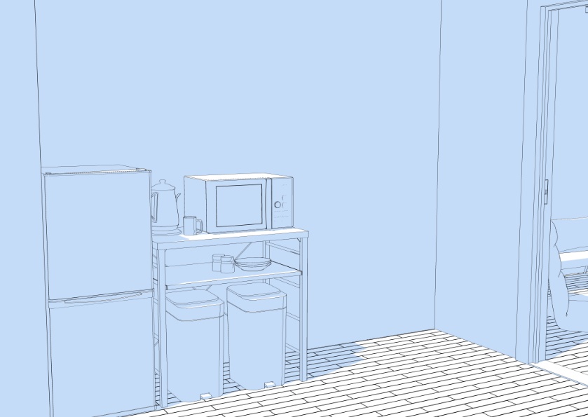 3Dアパート1K