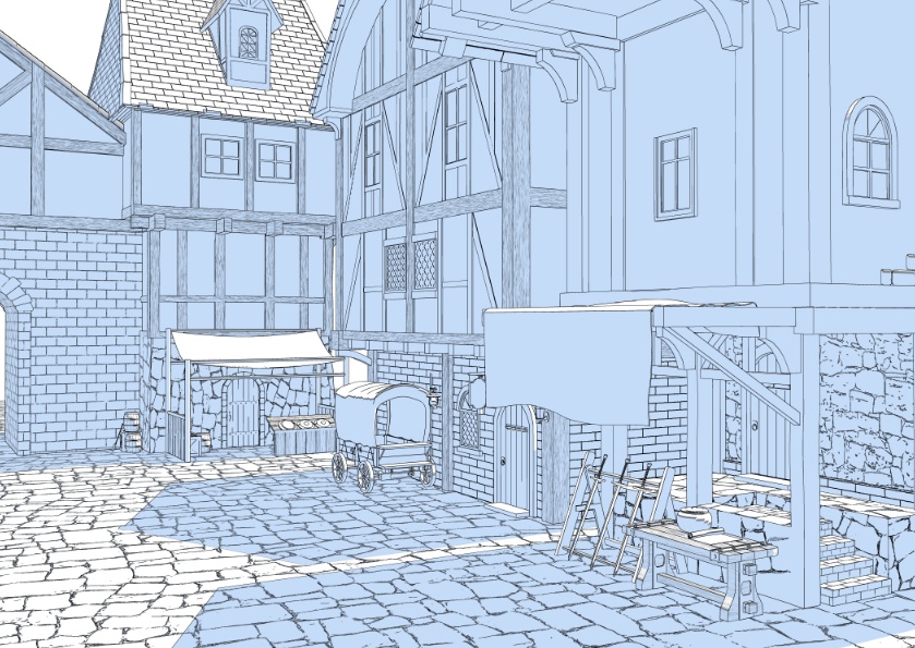 3Dファンタジー風ロケーション01~05セット