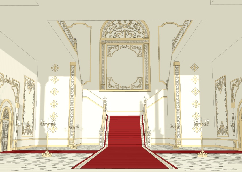 3Dファンタジー風邸宅セット