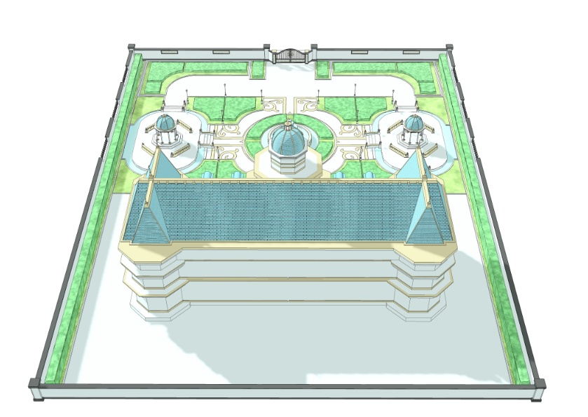 3Dファンタジー風邸宅セット
