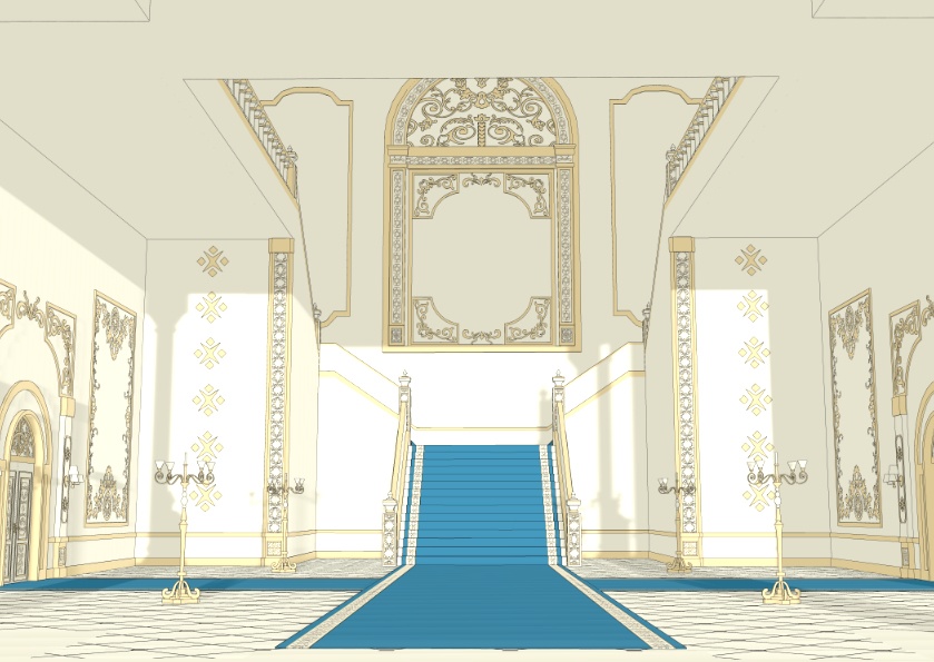 3Dファンタジー風邸宅セット