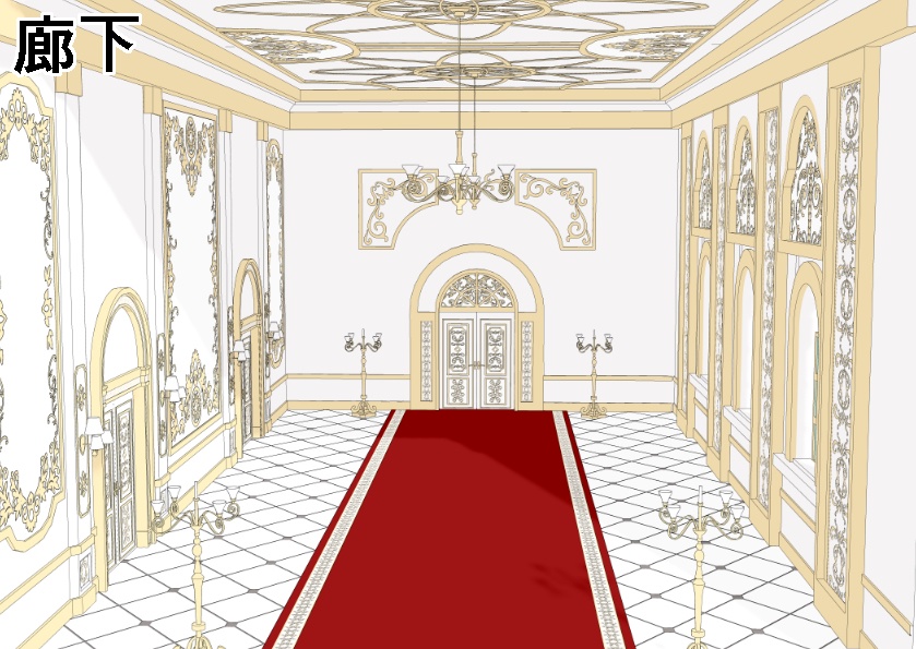 3Dファンタジー風邸宅セット