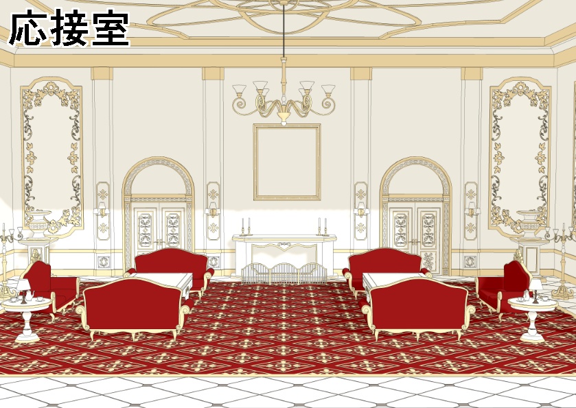 3Dファンタジー風邸宅セット