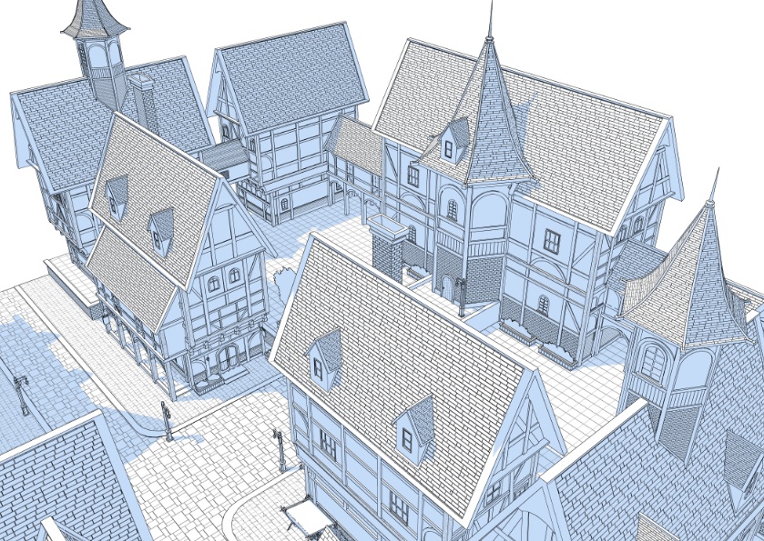3Dファンタジー風ロケーション06~10