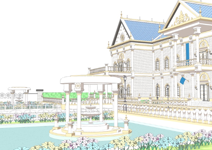 3Dファンタジー風邸宅02