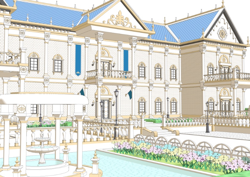 3Dファンタジー風邸宅02