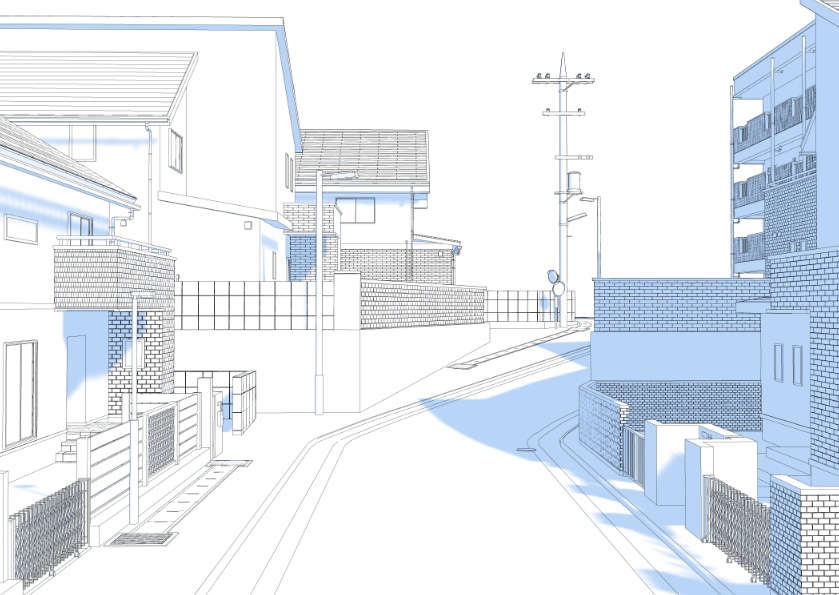 3D住宅街03
