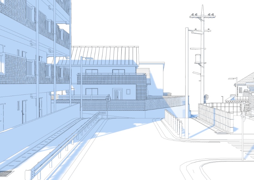 3D住宅街03