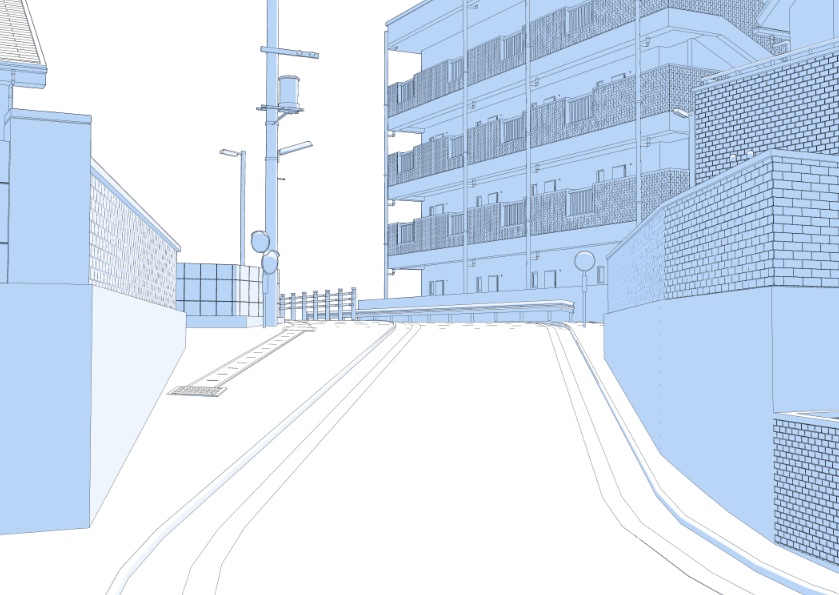 3D住宅街03