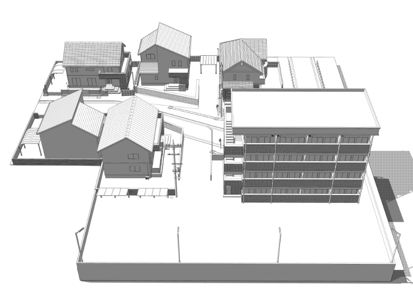 3D住宅街03
