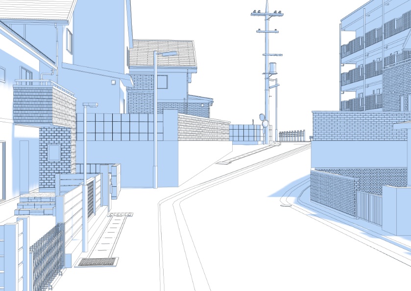 3D住宅街03