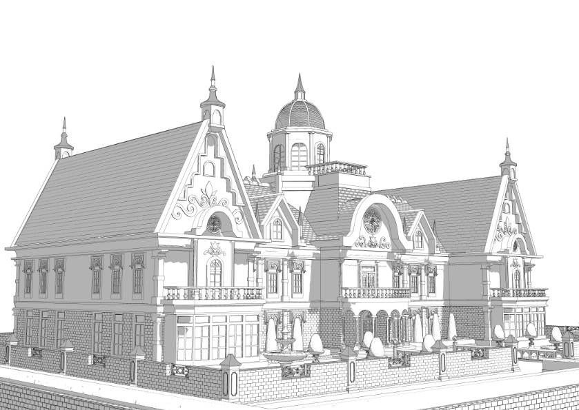 3Dファンタジー風邸宅05