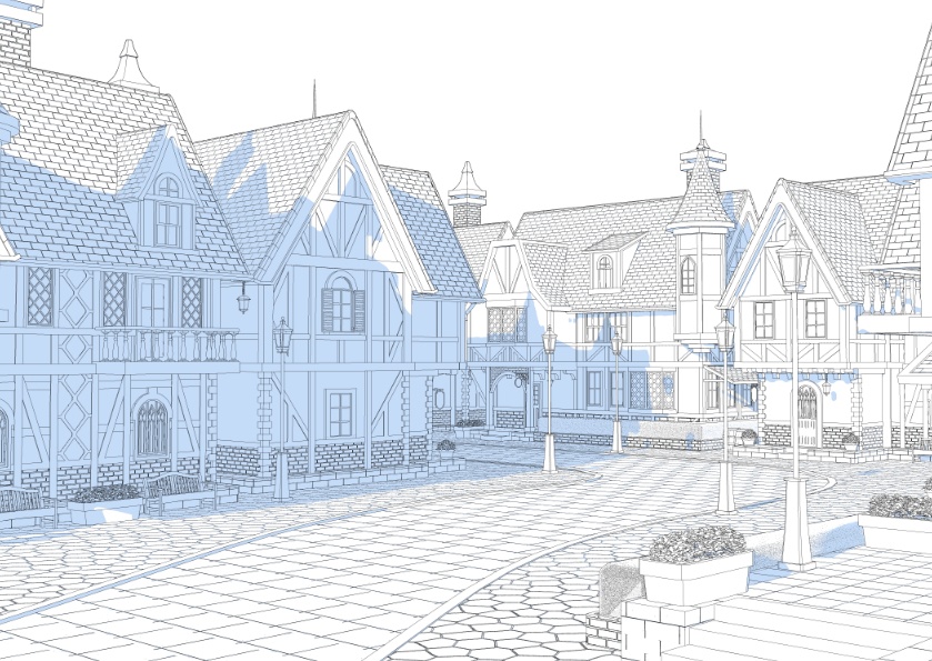 3Dファンタジー風ロケーション18~20セットor単品