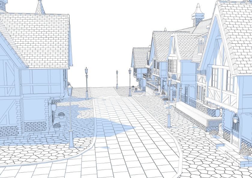 3Dファンタジー風ロケーション18~20セットor単品