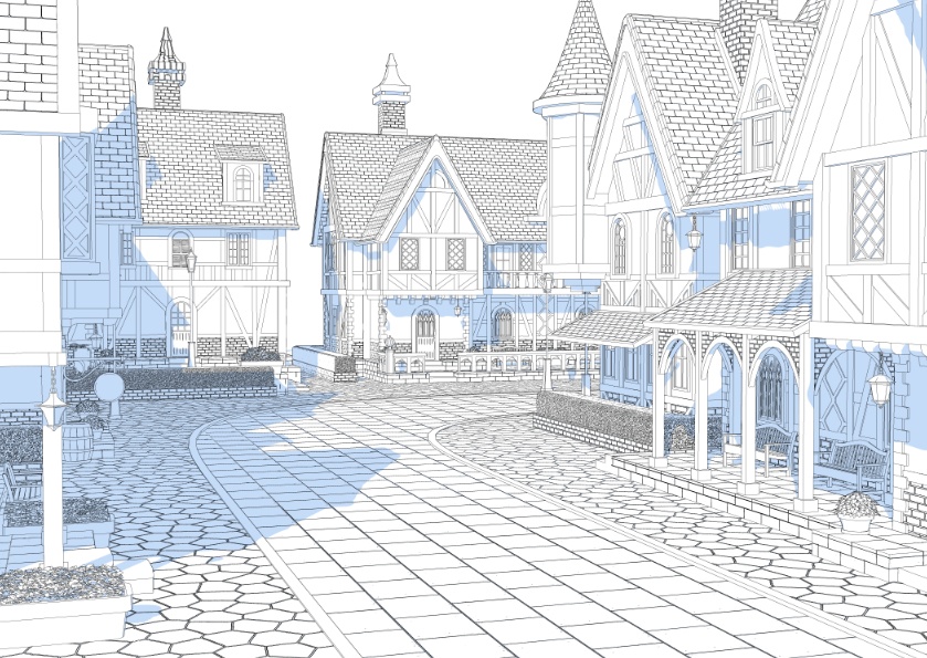 3Dファンタジー風ロケーション18~20セットor単品