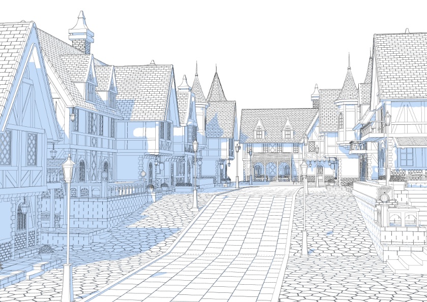 3Dファンタジー風ロケーション18~20セットor単品