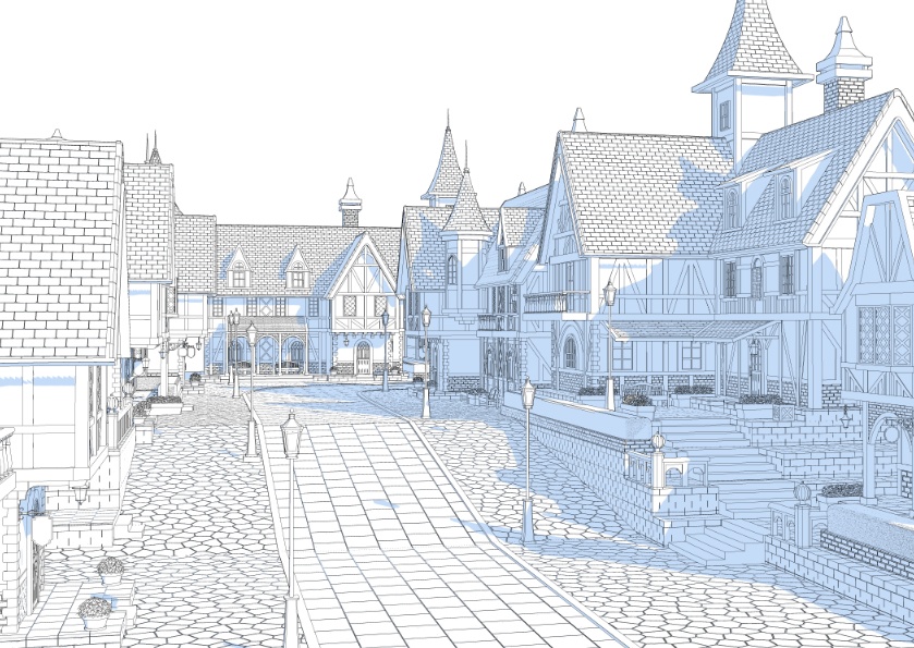 3Dファンタジー風ロケーション18~20セットor単品