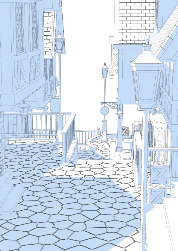 3Dファンタジー風ロケーション18~20セットor単品