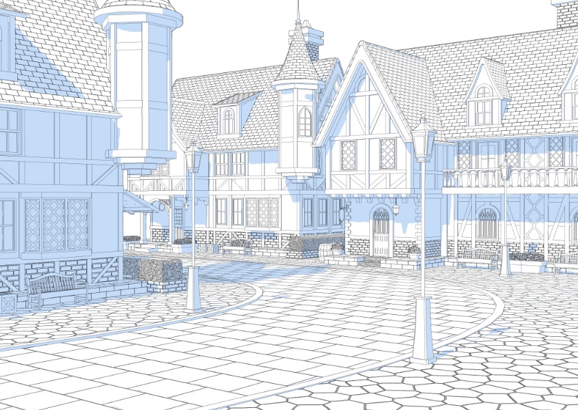 3Dファンタジー風ロケーション18~20セットor単品