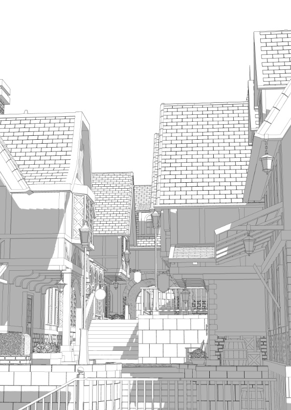 3Dファンタジー風ロケーション18~20セットor単品