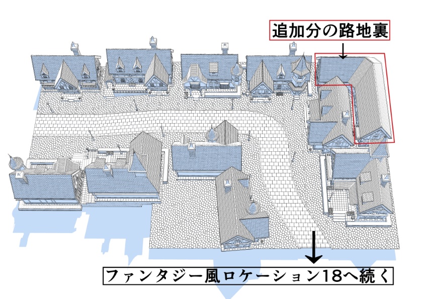 3Dファンタジー風ロケーション18~20セットor単品