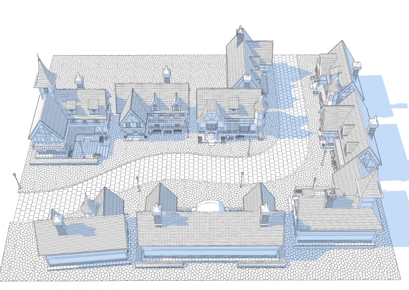 3Dファンタジー風ロケーション18~20セットor単品