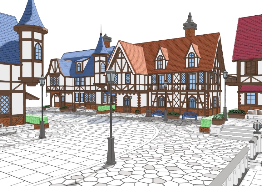 3Dファンタジー風ロケーション18~20セットor単品