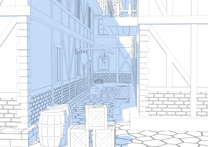 3Dファンタジー風ロケーション18~20セットor単品