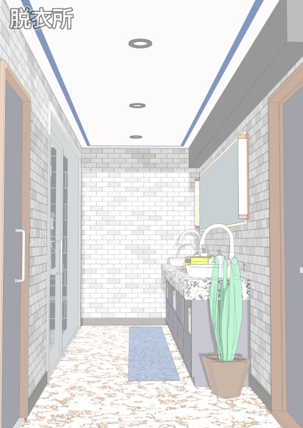 3Dホテルルーム