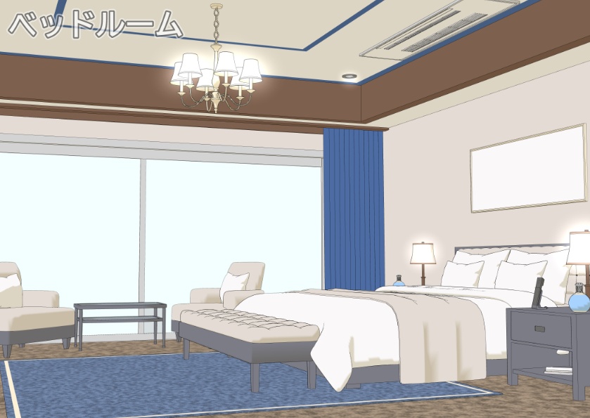 3Dホテルルーム