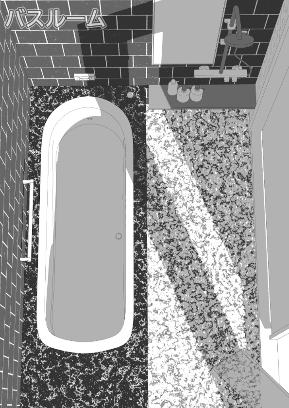 3Dホテルルーム