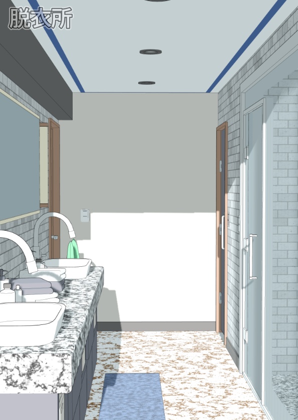 3Dホテルルーム