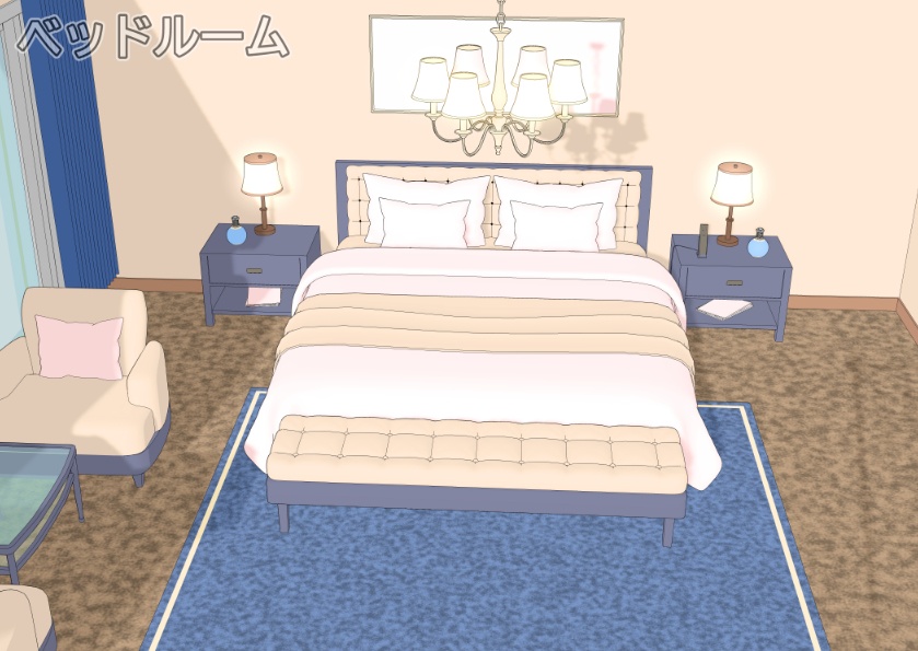 3Dホテルルーム