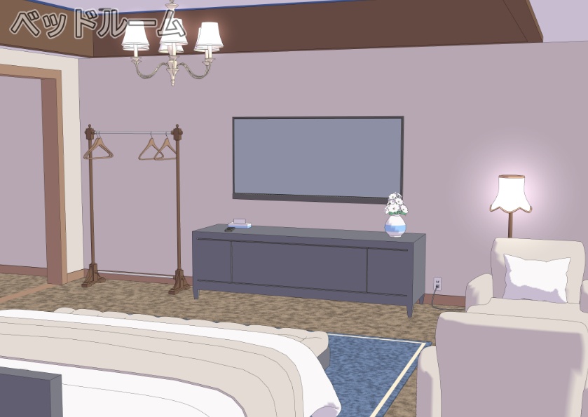 3Dホテルルーム