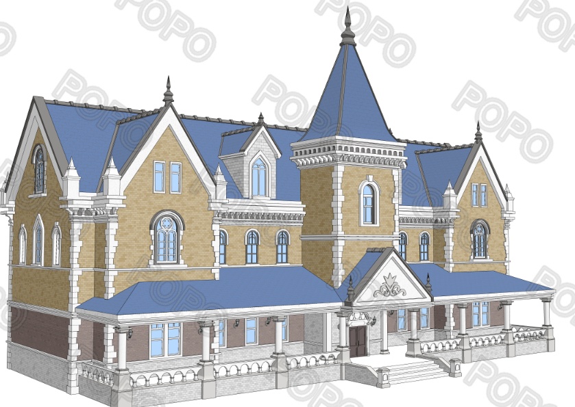 3Dファンタジー風民家11