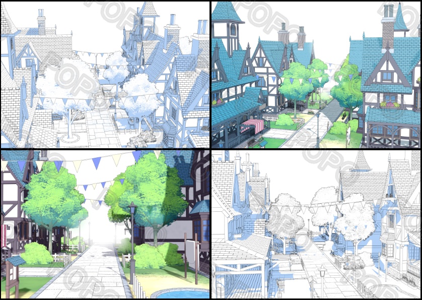 3Dファンタジー風ロケーション22