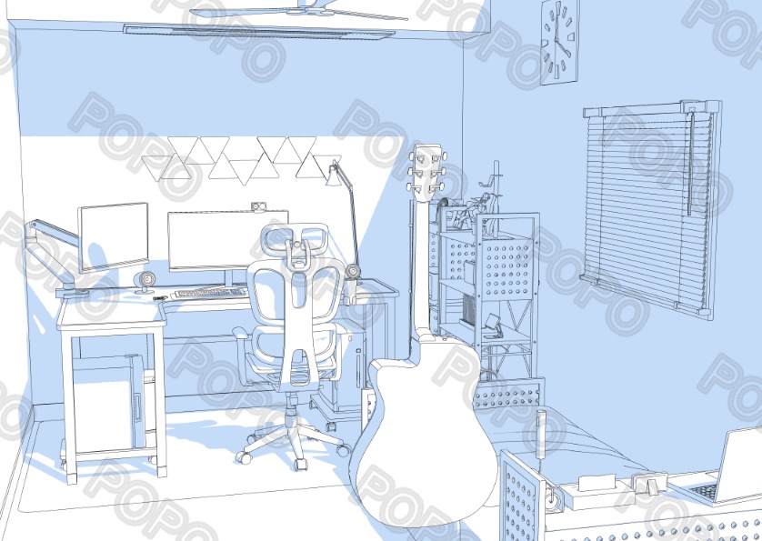 3Dゲーム配信部屋02