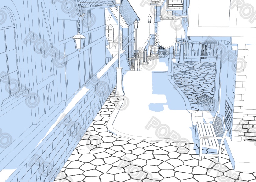 3Dファンタジー風ロケーション23
