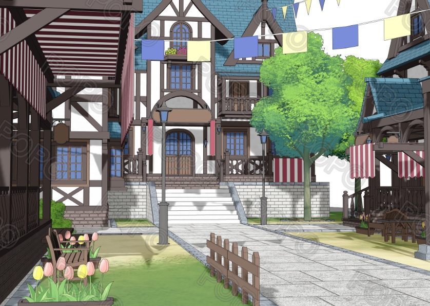 3Dファンタジー風ロケーション24
