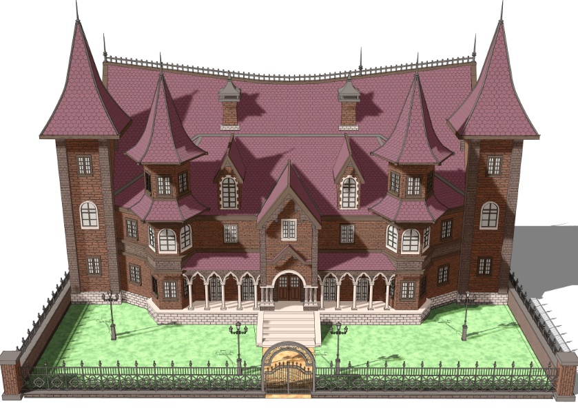 3Dファンタジー風邸宅04