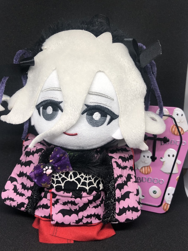 ともぬいハロウィン着物セット