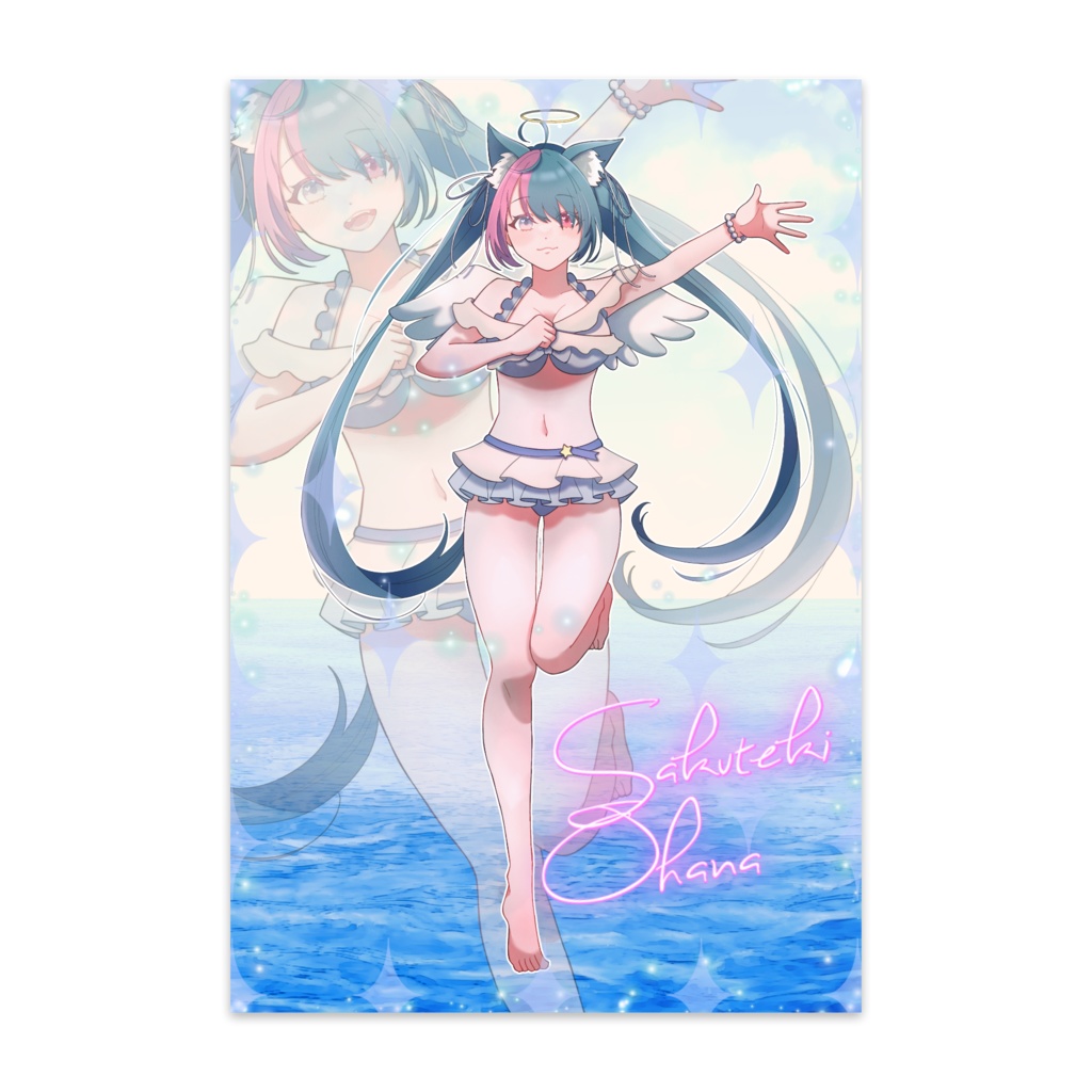 【桜滴おはな】ポストカード (2025夏ver.)