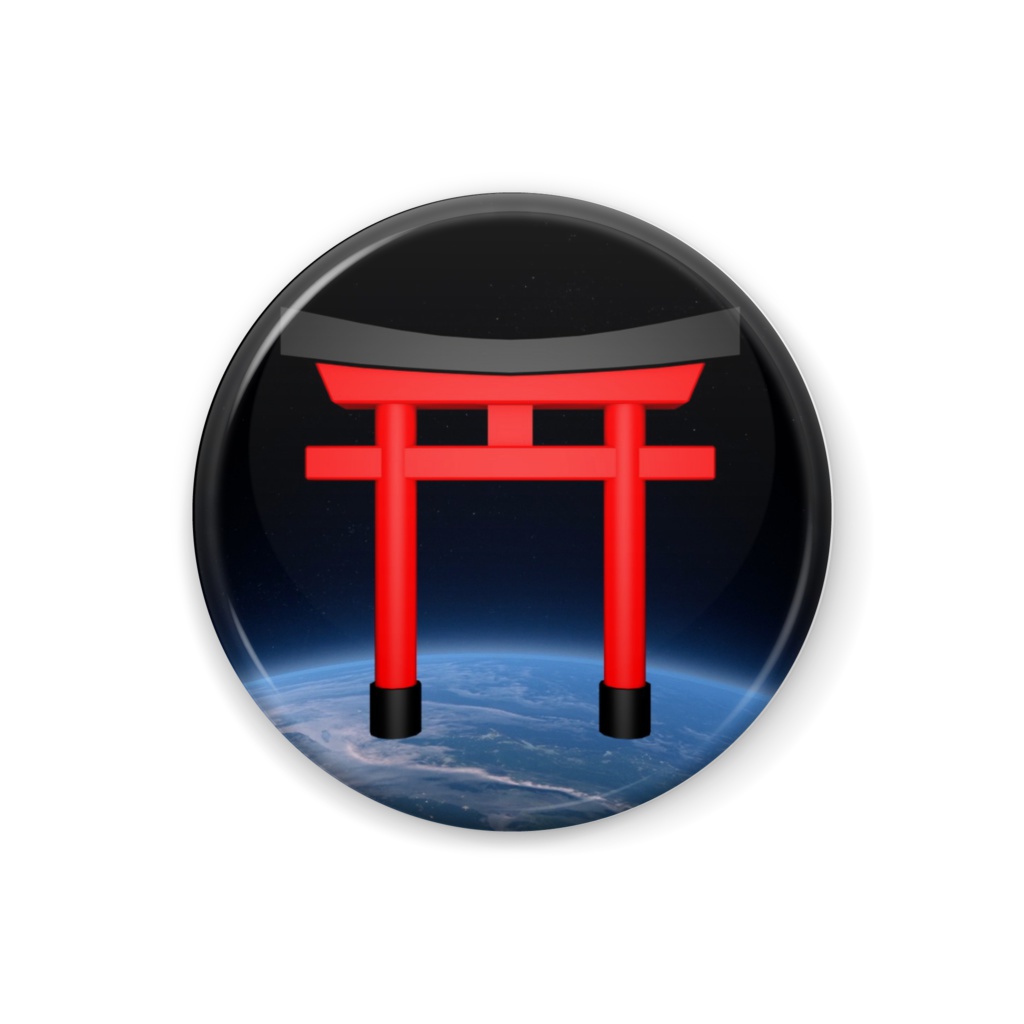 ゆたふぉ神社缶バッジ