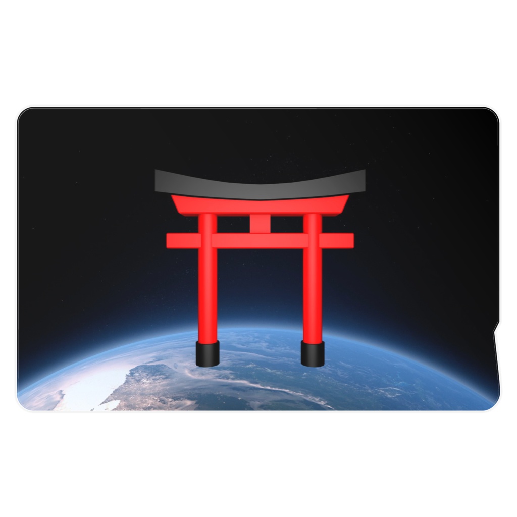 ゆたふぉ神社ICカードステッカー