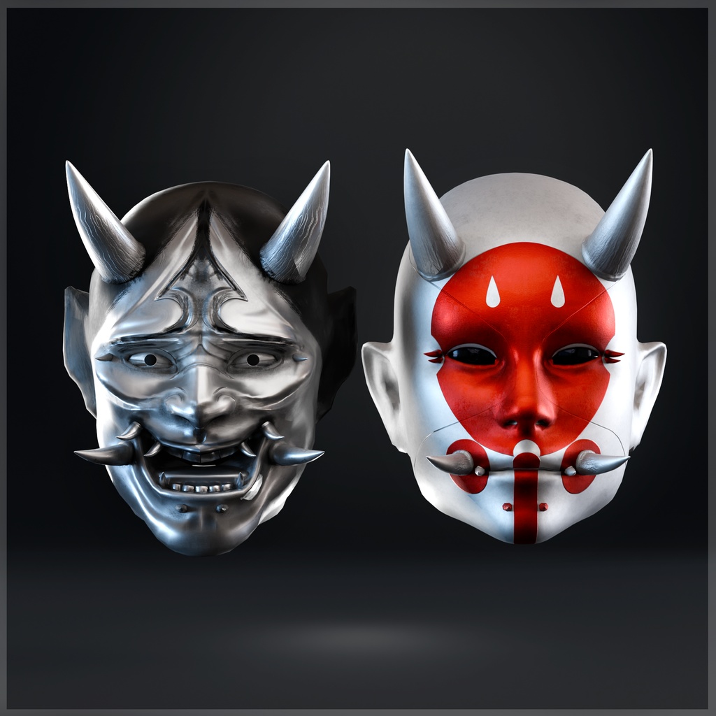 般若の面 | Hannya Mask 能面 - mori-unofficial - BOOTH