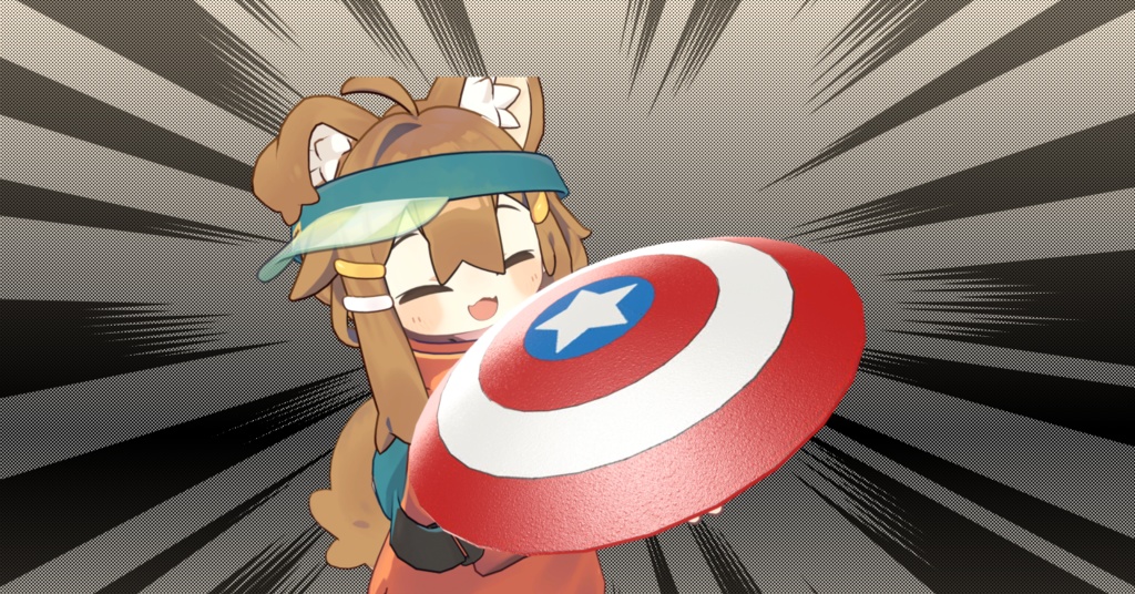 きゃぷてんまめひなた!!!【MA対応】【ギミック付き3Dモデル】
