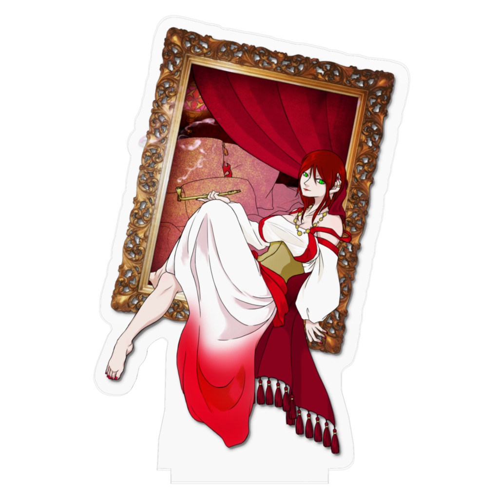 アクリルフィギュア(額縁の女)L